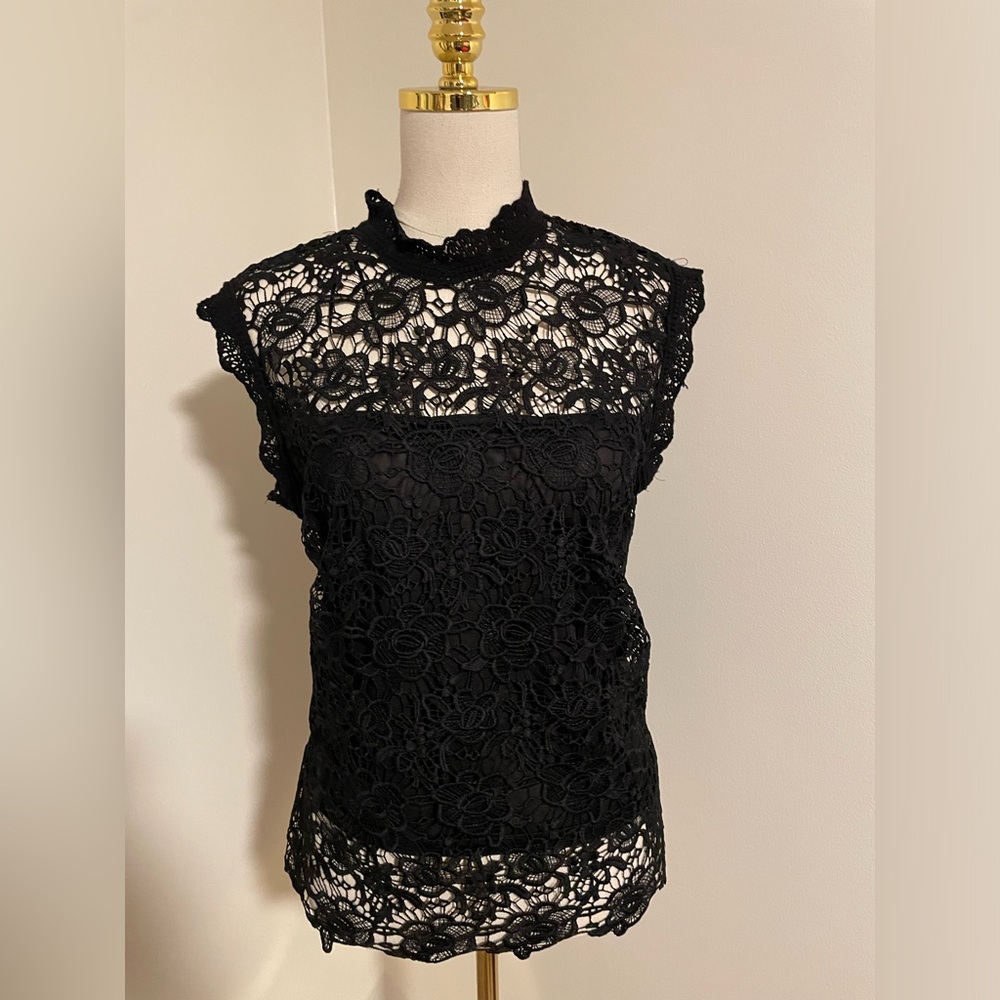 🚨NWT Nanette Lepore‎ lace top - Picture 2 of 9